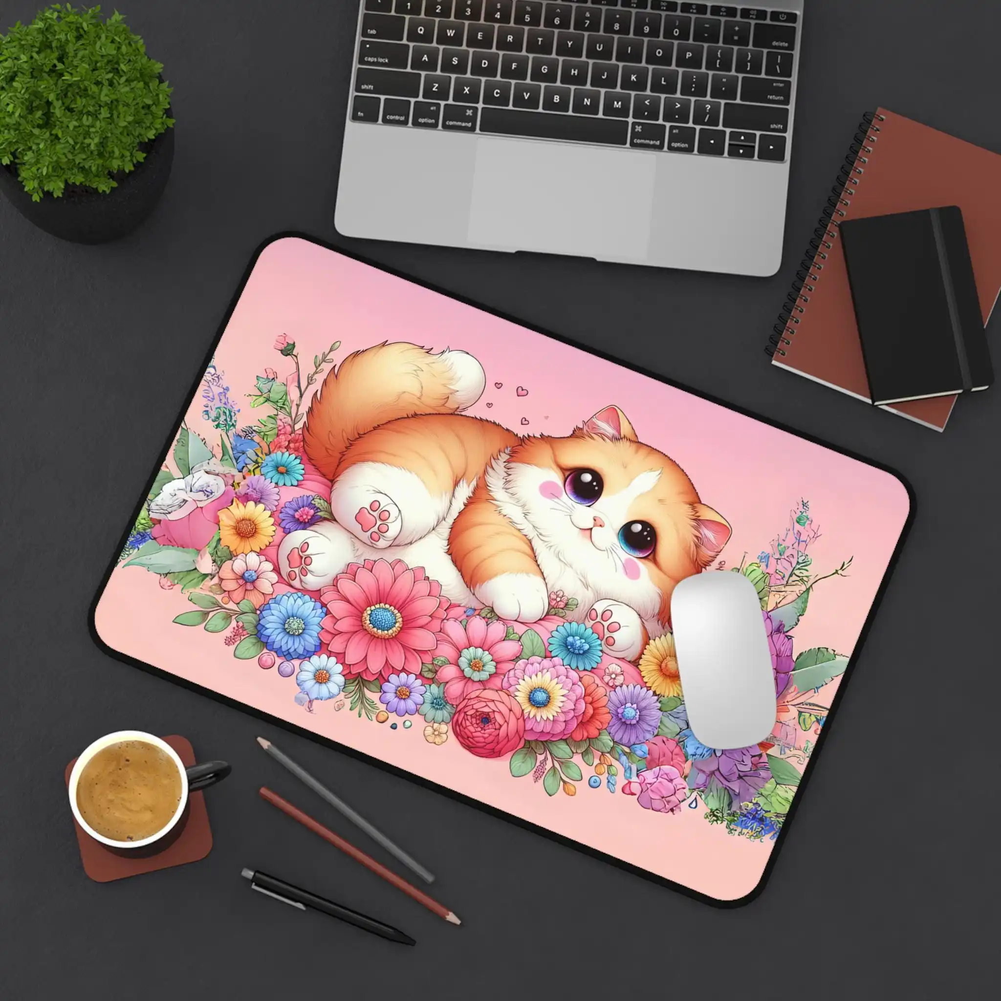 Cute Cat Petal Mouse Pad, Non-Slip Waterproof Gaming Mouse Pad, Floral Cat Game Table Decorative Mat, Perfect Gift for Friends
Cute Cat Petal Mouse Pad, Non-Slip Waterproof Gaming Mouse Pad, Floral Cat Game Table Decorative Mat, Perfect Gift for Friends