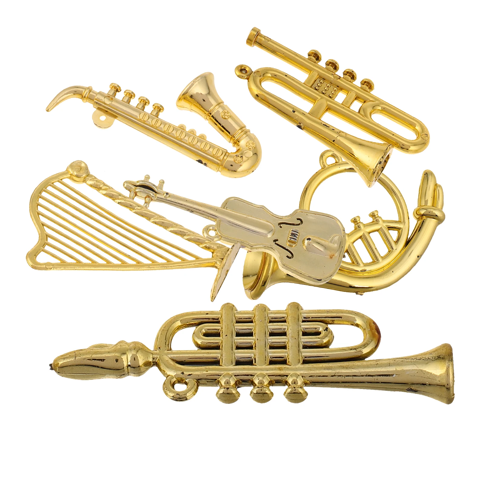 12 Pcs Miniature Musical Instrument Decorative Accessories Gold Plastic Elegant Design Versatile Decoration Christmas Tree
12 Pcs Miniature Musical Instrument Decorative Accessories Gold Plastic Elegant Design Versatile Decoration Christmas Tree