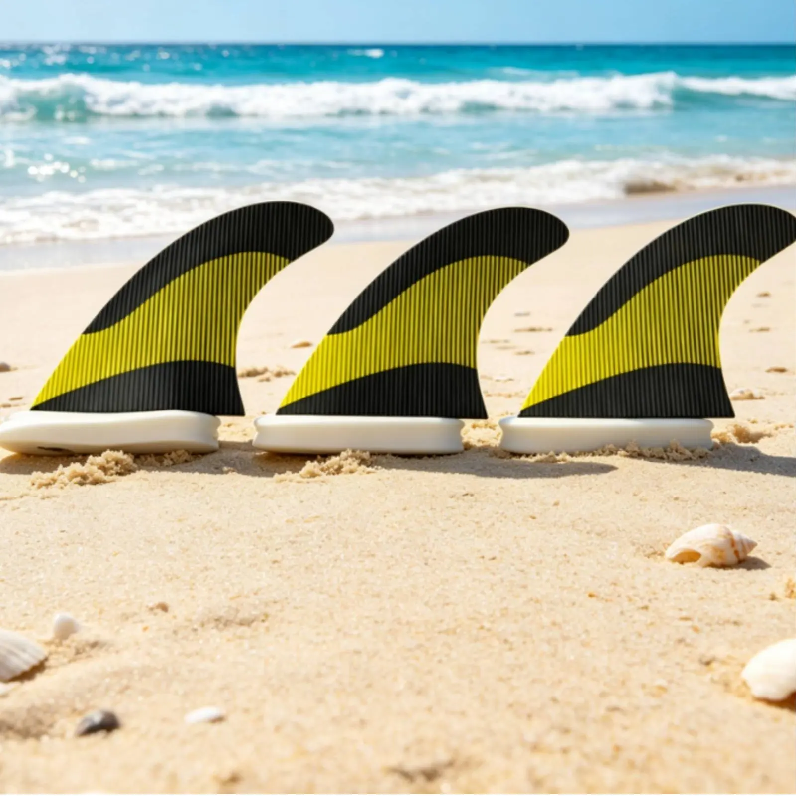 3 Pieces FCS2 Wave-Riding Fin Lightweight Fiberglass Honeycomb Fin Water Sports Gear Good Stability Stable for Paddleboarding
3 Pieces FCS2 Wave-Riding Fin Lightweight Fiberglass Honeycomb Fin Water Sports Gear Good Stability Stable for Paddleboarding