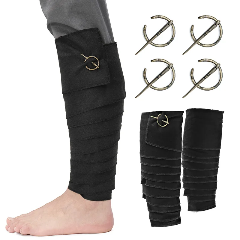 DAZCOS Viking Leg Wraps With 2 Pairs of Pins Vintage Mens Viking Pirate Costumes Cosplay Accessories Medieval Pirate Leg Wraps
DAZCOS Viking Leg Wraps With 2 Pairs of Pins Vintage Mens Viking Pirate Costumes Cosplay Accessories Medieval Pirate Leg Wraps