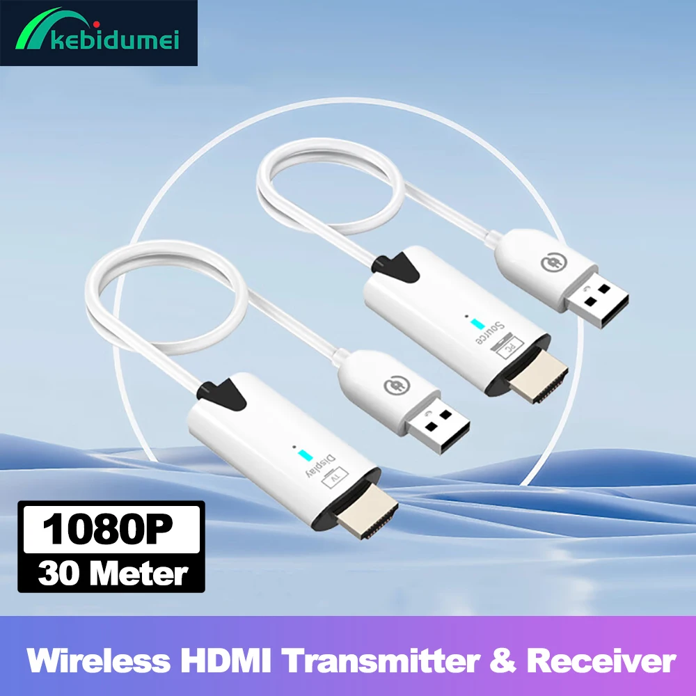 Kebidumei 30 м беспроводной HDMI-передатчик-приемник HDMI-совместимый адаптер видеоудлинитель TV Stick для камеры ПК к ТВ-проектору
Kebidumei 30 м беспроводной HDMI-передатчик-приемник HDMI-совместимый адаптер видеоудлинитель TV Stick для камеры ПК к ТВ-проектору