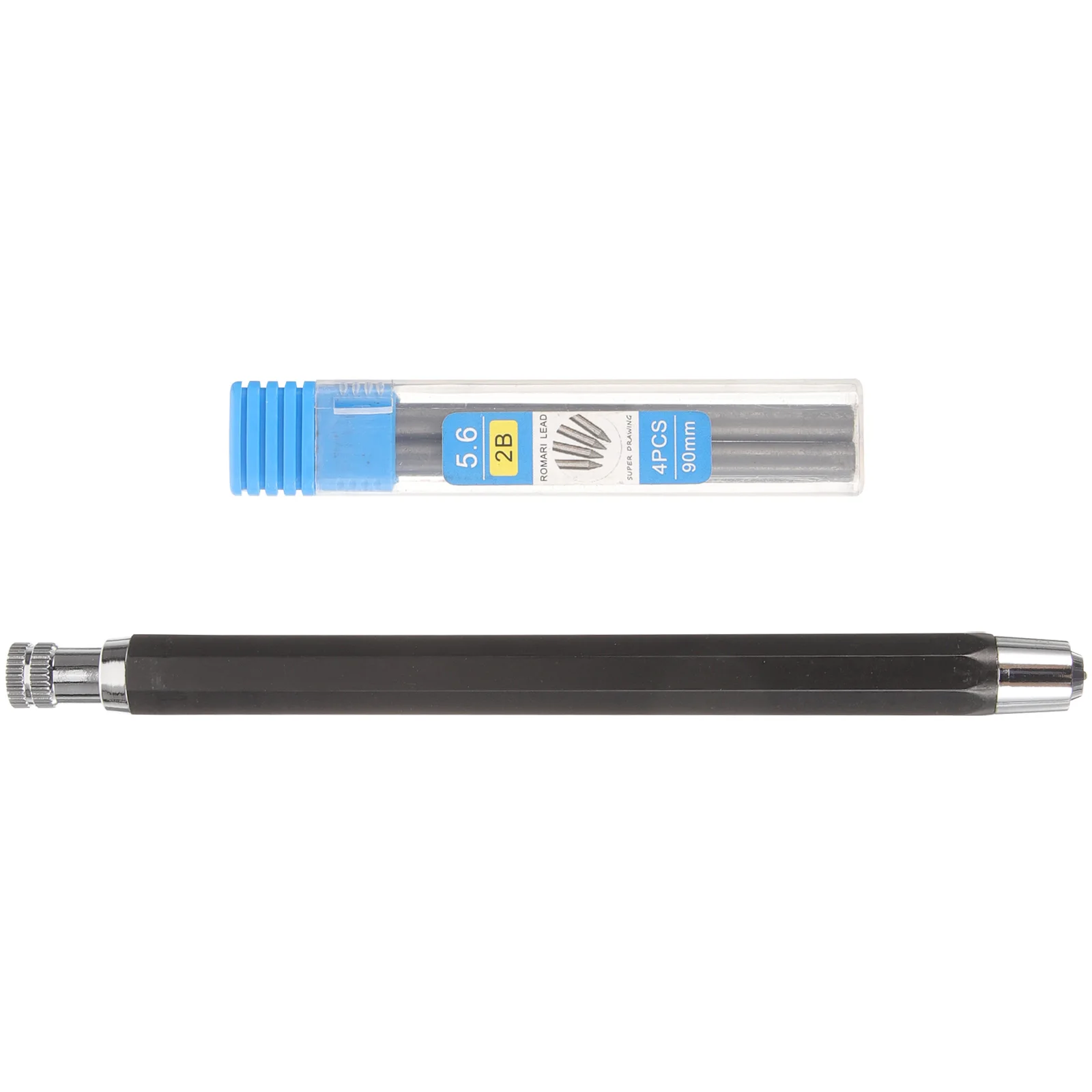 5 6mm Metal Automatic Pencil for Drawing with Black 2B Lead Refills Boxed Mechanical Pencils School Office Supplies Students
5 6mm Metal Automatic Pencil for Drawing with Black 2B Lead Refills Boxed Mechanical Pencils School Office Supplies Students