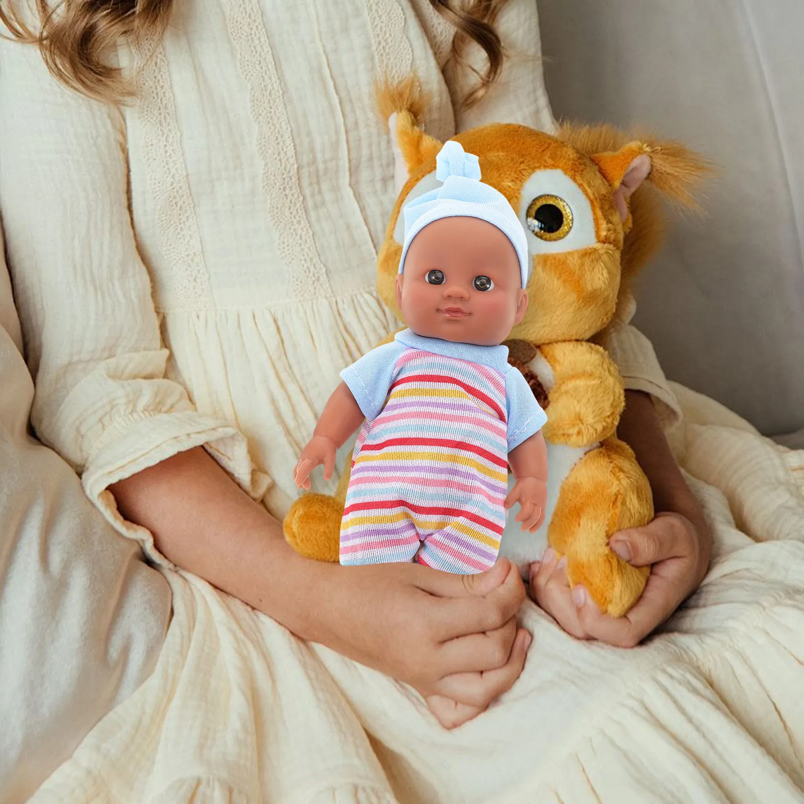 Реалистичная кукла-реборн: живой младенец, имитация новорожденного мальчика/девочки, компаньон для игр, маленькая виниловая кукла, реалистичная.
Реалистичная кукла-реборн: живой младенец, имитация новорожденного мальчика/девочки, компаньон для игр, маленькая виниловая кукла, реалистичная.