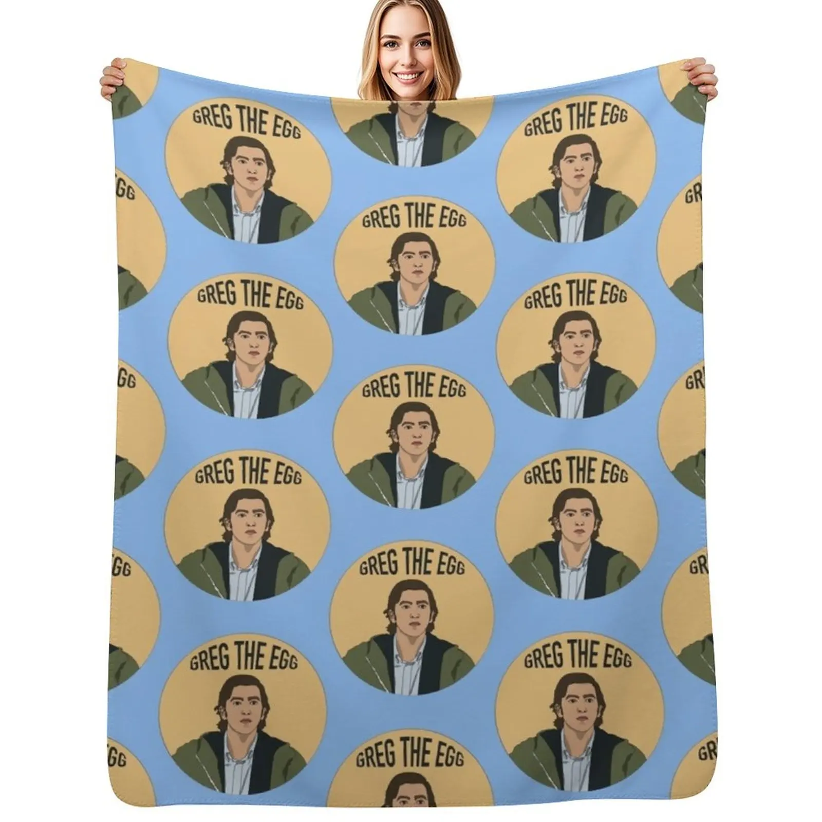 Greg the Egg Reagan Bush- Cousin Greg Hirsch - Succession Throw Blanket Compact Warm Blanket for Car Road Trip
Greg the Egg Reagan Bush- Cousin Greg Hirsch - Succession Throw Blanket Compact Warm Blanket for Car Road Trip
