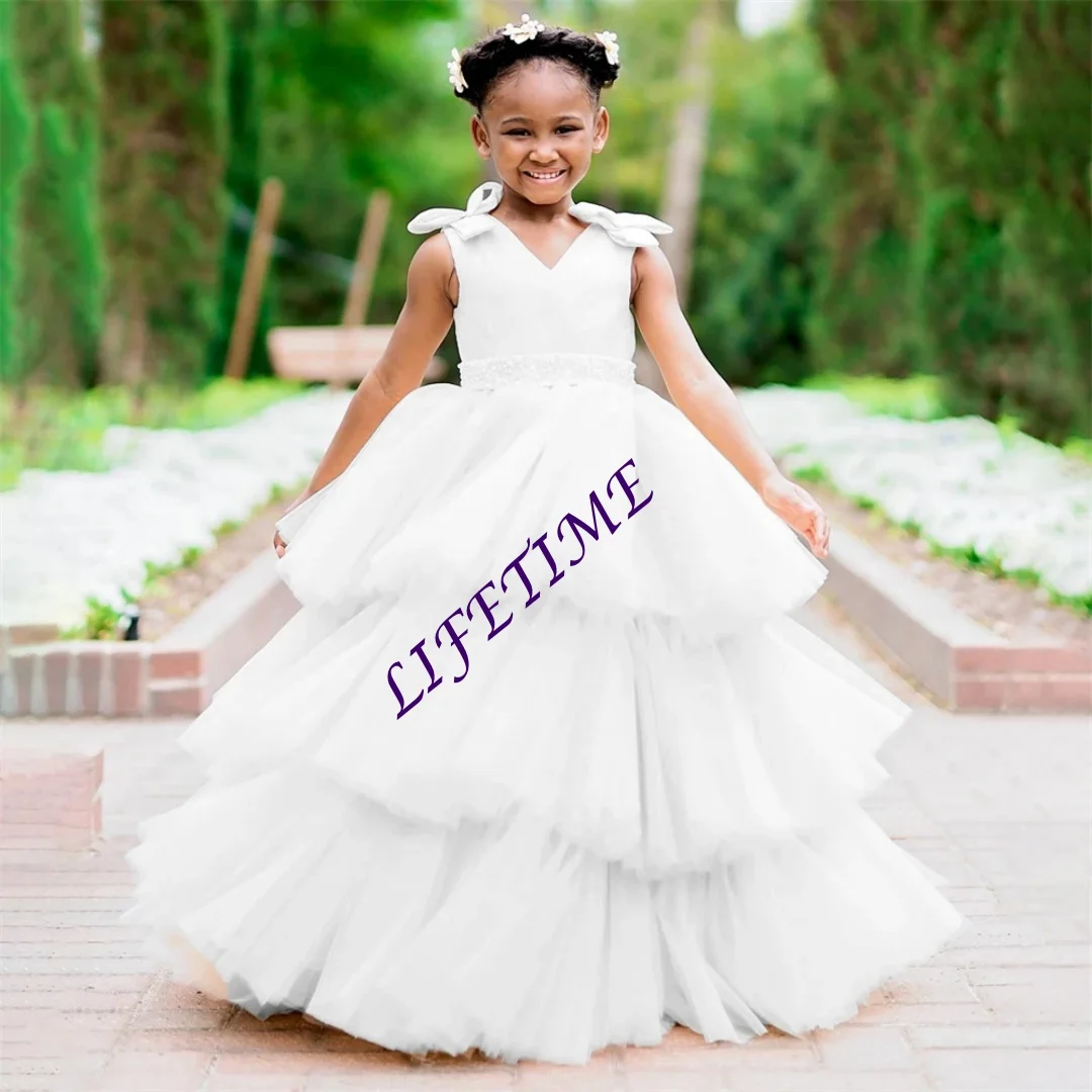 CustomizedBow Pleat Sleeveless Formal Classic First Communion Dress Floor Length Formal Long Ball Wedding Party Flower Girl Dres
CustomizedBow Pleat Sleeveless Formal Classic First Communion Dress Floor Length Formal Long Ball Wedding Party Flower Girl Dres