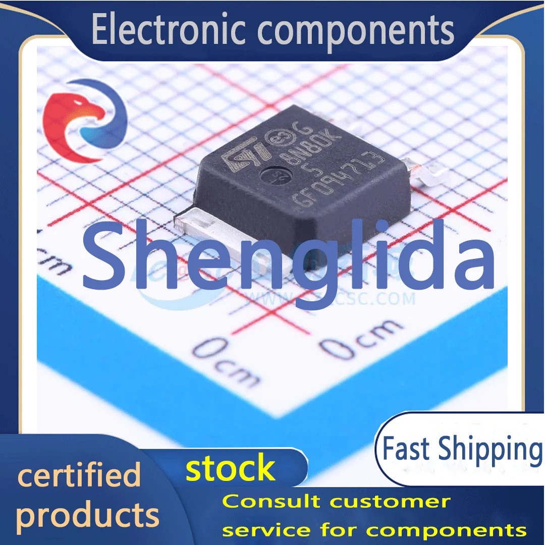 STD8N80K5 package TO-252-2 (DPAK) field effect transistor (MOSFET) brand new off the shelf 1PCS
STD8N80K5 package TO-252-2 (DPAK) field effect transistor (MOSFET) brand new off the shelf 1PCS