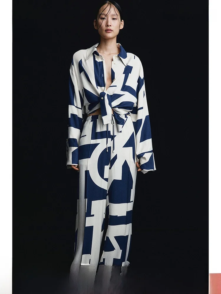 Женские повседневные брюки H&M, свободные прямые брюки, длинные брюки, весна 2024, новинка, широкие брюки с принтом, на талии
Женские повседневные брюки H&M, свободные прямые брюки, длинные брюки, весна 2024, новинка, широкие брюки с принтом, на талии