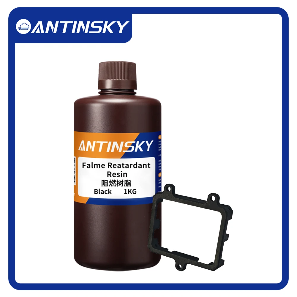 ANTINSKY Flame Retardant Resin 1KG high-precision resin for Elegoo/Anycubic/Phrozen SLA DLP LCD Printer 3D Resins
ANTINSKY Flame Retardant Resin 1KG high-precision resin for Elegoo/Anycubic/Phrozen SLA DLP LCD Printer 3D Resins
