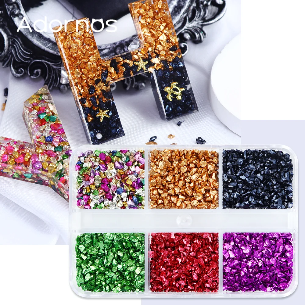 Mixed Metallic Color Irregular Crystal Broken Glass Stones Epoxy Resin Filling Colorful Rhinestones Charms 3D DIY Crafts Making
Mixed Metallic Color Irregular Crystal Broken Glass Stones Epoxy Resin Filling Colorful Rhinestones Charms 3D DIY Crafts Making