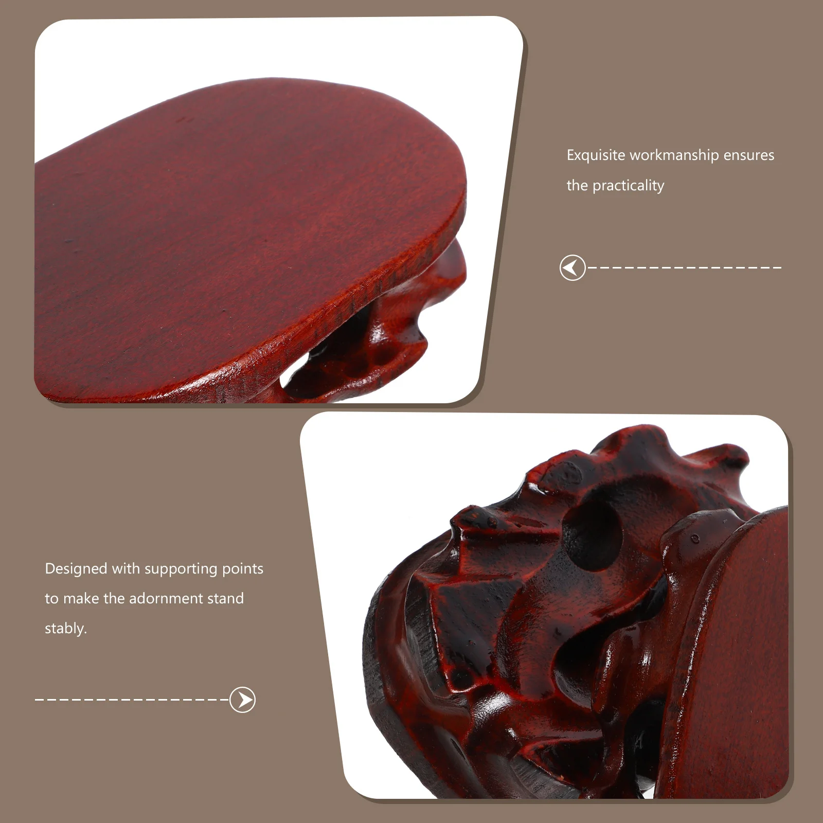 2Pcs Rosewood Base Display Stand for Crafts Vase Statue Decoration Wooden Riser for Home Tea Shop Museum Use Wood Base
2Pcs Rosewood Base Display Stand for Crafts Vase Statue Decoration Wooden Riser for Home Tea Shop Museum Use Wood Base