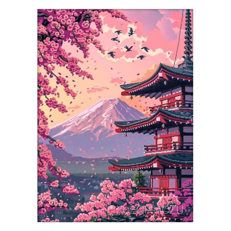 Cherry Blossom Tower Digital Scene Jigsaw Puzzle 500 1000 1200 pcs For Adult Beginners Home Decor Gift Brain Teaser Family Game
Cherry Blossom Tower Digital Scene Jigsaw Puzzle 500 1000 1200 pcs For Adult Beginners Home Decor Gift Brain Teaser Family Game