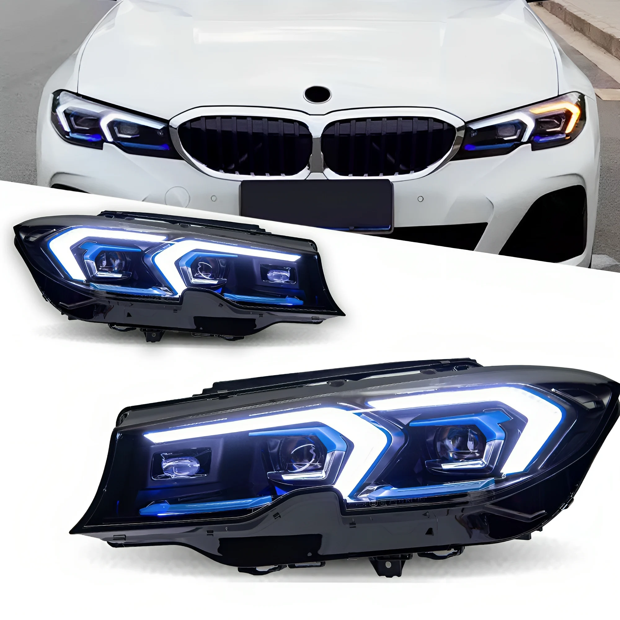 Фара для BMW G20 3 серии, светодиодные фары 2019-2022, автомобильные лазерные фары, автомобильные аксессуары
Фара для BMW G20 3 серии, светодиодные фары 2019-2022, автомобильные лазерные фары, автомобильные аксессуары