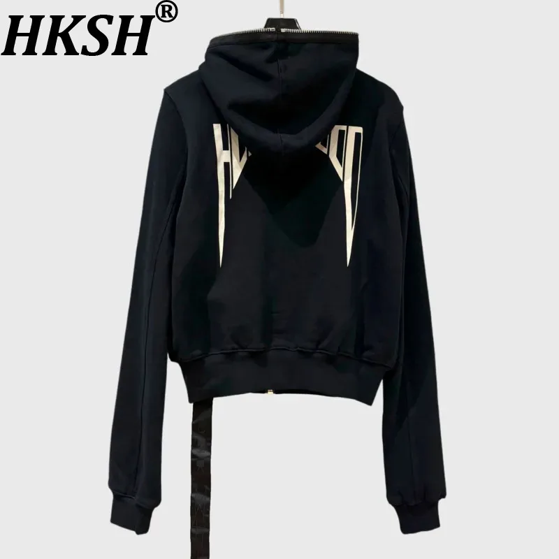 HKSH Spring Autumn New Women Sweatshirt Hooded Zipper Pocket Printed Long Sleeves Dark Streetwear Trend Casual Chic Coat HK11805
HKSH Spring Autumn New Women Sweatshirt Hooded Zipper Pocket Printed Long Sleeves Dark Streetwear Trend Casual Chic Coat HK11805