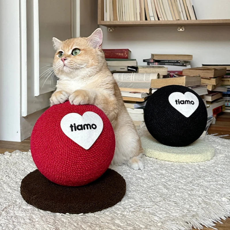 Cute Sisal Cat Scratcher for Kittens Wear‑Resistant Non‑Shedding Heart‑Shaped Sisal Ball Cat Toys Pet Nail Grinding Supplies
Cute Sisal Cat Scratcher for Kittens Wear‑Resistant Non‑Shedding Heart‑Shaped Sisal Ball Cat Toys Pet Nail Grinding Supplies