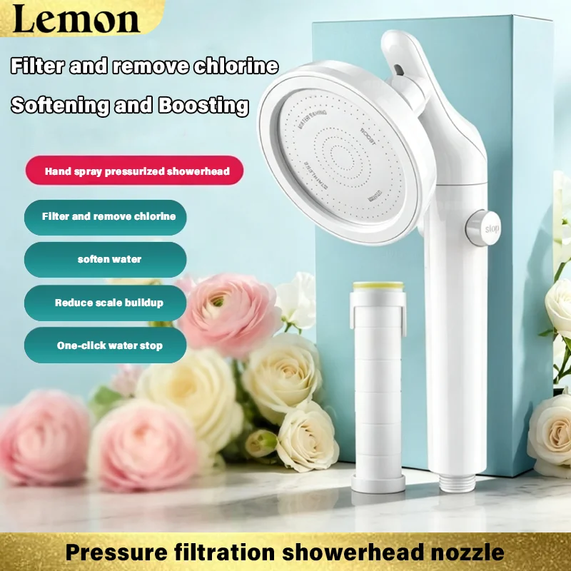Adjustable angled showerhead for small household use, super pressurized and large water spray for sun drying
Adjustable angled showerhead for small household use, super pressurized and large water spray for sun drying