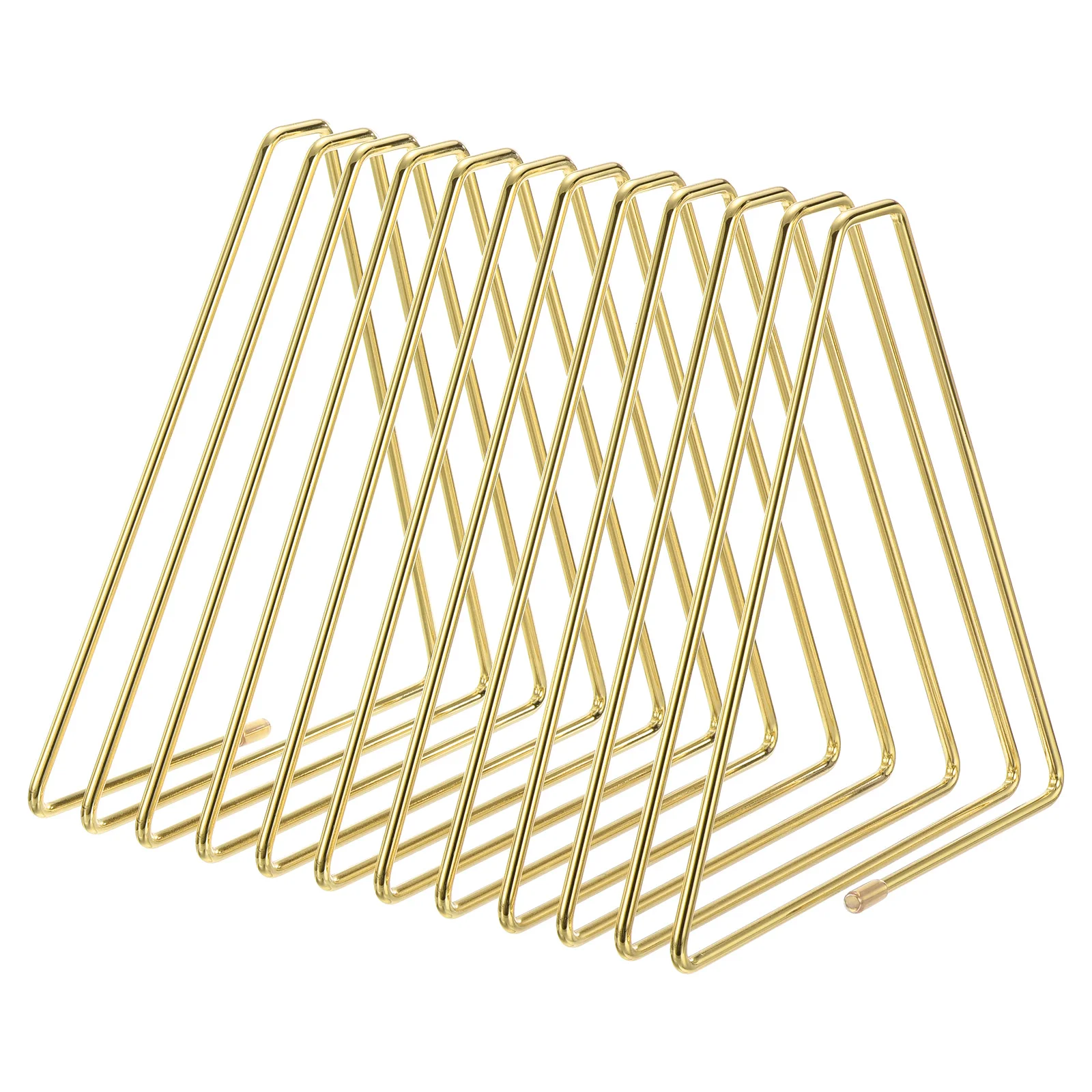 Triangle Desktop Holder Rack 7/11Slots Metal Wire Stand Triangle Bookshelf for Vinyl Record Album Magazine Book File Organizer
Triangle Desktop Holder Rack 7/11Slots Metal Wire Stand Triangle Bookshelf for Vinyl Record Album Magazine Book File Organizer