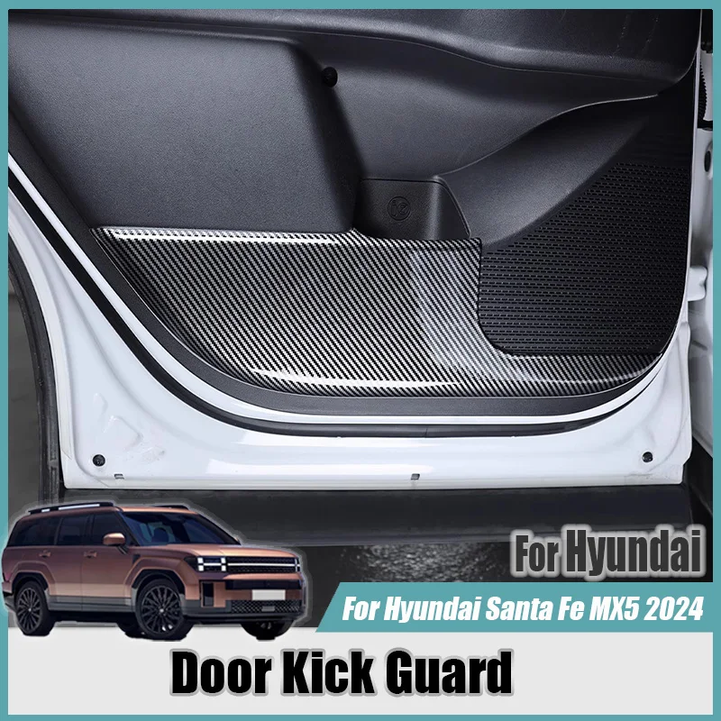 For Hyundai Santa Fe MX5 2024 2025 2026 Car Door kick Guard protection Scuff Plate frame Sticker Decoration modification Parts
For Hyundai Santa Fe MX5 2024 2025 2026 Car Door kick Guard protection Scuff Plate frame Sticker Decoration modification Parts