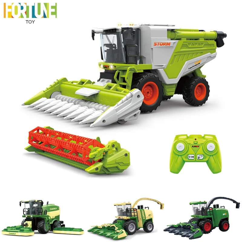Rc Farm Tractor Toy 2.4g Remote Control Combine Harvester Truck With Sounds Lights Spray Children Christmas Toys
Rc Farm Tractor Toy 2.4g Remote Control Combine Harvester Truck With Sounds Lights Spray Children Christmas Toys