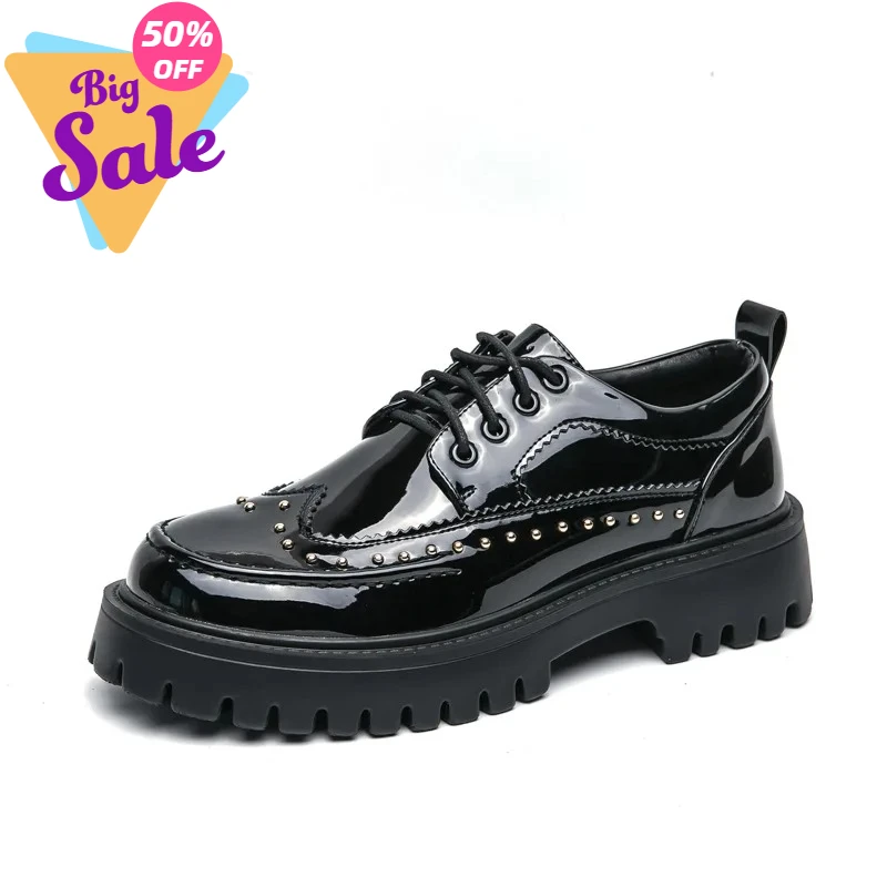 Men's Shoes 2026 Spring Summer Platform Height Increase Casual Shoes Fashion Cross Tied Luxury Party Leather Shoes sneakers
Men's Shoes 2026 Spring Summer Platform Height Increase Casual Shoes Fashion Cross Tied Luxury Party Leather Shoes sneakers