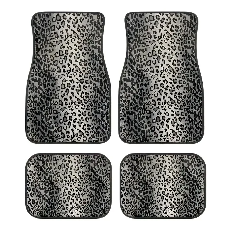 Luxury Leopard Print Car Floor Mats - Universal Fit, Durable Polyester Fiber, Elegant Interior Accessory for Front&Rear Seats
Luxury Leopard Print Car Floor Mats - Universal Fit, Durable Polyester Fiber, Elegant Interior Accessory for Front&Rear Seats