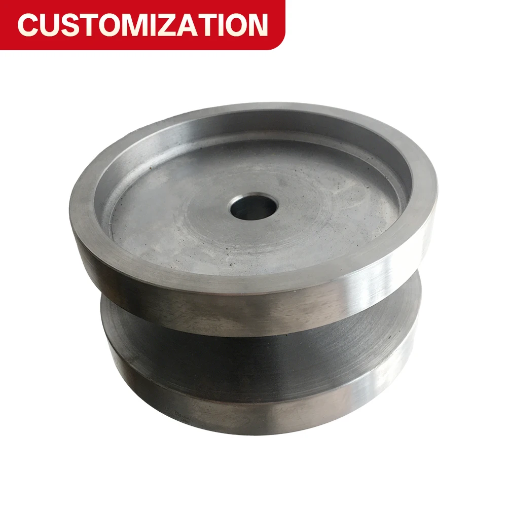 Custom-machined stainless steel rolled steel A-type double groove pulley, custom metal design, suitable for industrial machinery
Custom-machined stainless steel rolled steel A-type double groove pulley, custom metal design, suitable for industrial machinery