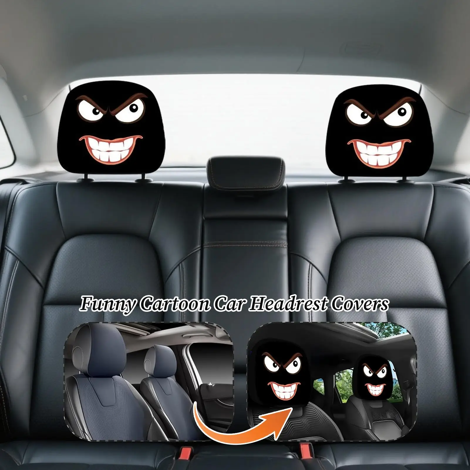 Head Rest Cover For Car 2-Piece Funny Printed Car Seat Head Rest Covers Protector Automotive Decorations For Vehicle Truck RV
Head Rest Cover For Car 2-Piece Funny Printed Car Seat Head Rest Covers Protector Automotive Decorations For Vehicle Truck RV