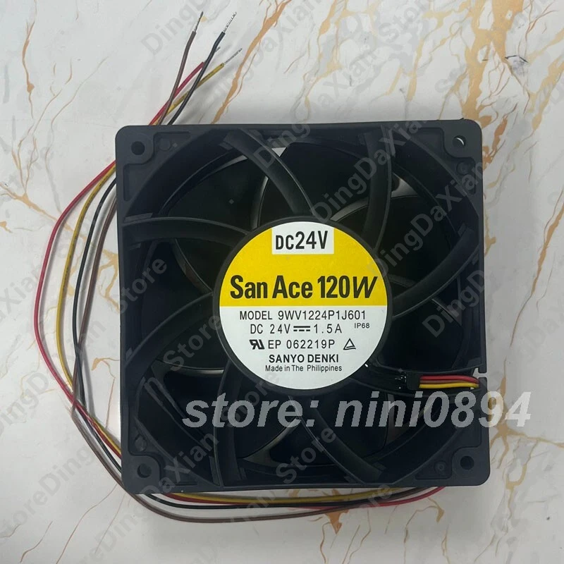 D+ 1PCS For Sanyo 9WV1224P1J601 24V 1.50A 12CM 4-Wire Cooling Fan 12038 120×120×38mm
D+ 1PCS For Sanyo 9WV1224P1J601 24V 1.50A 12CM 4-Wire Cooling Fan 12038 120×120×38mm