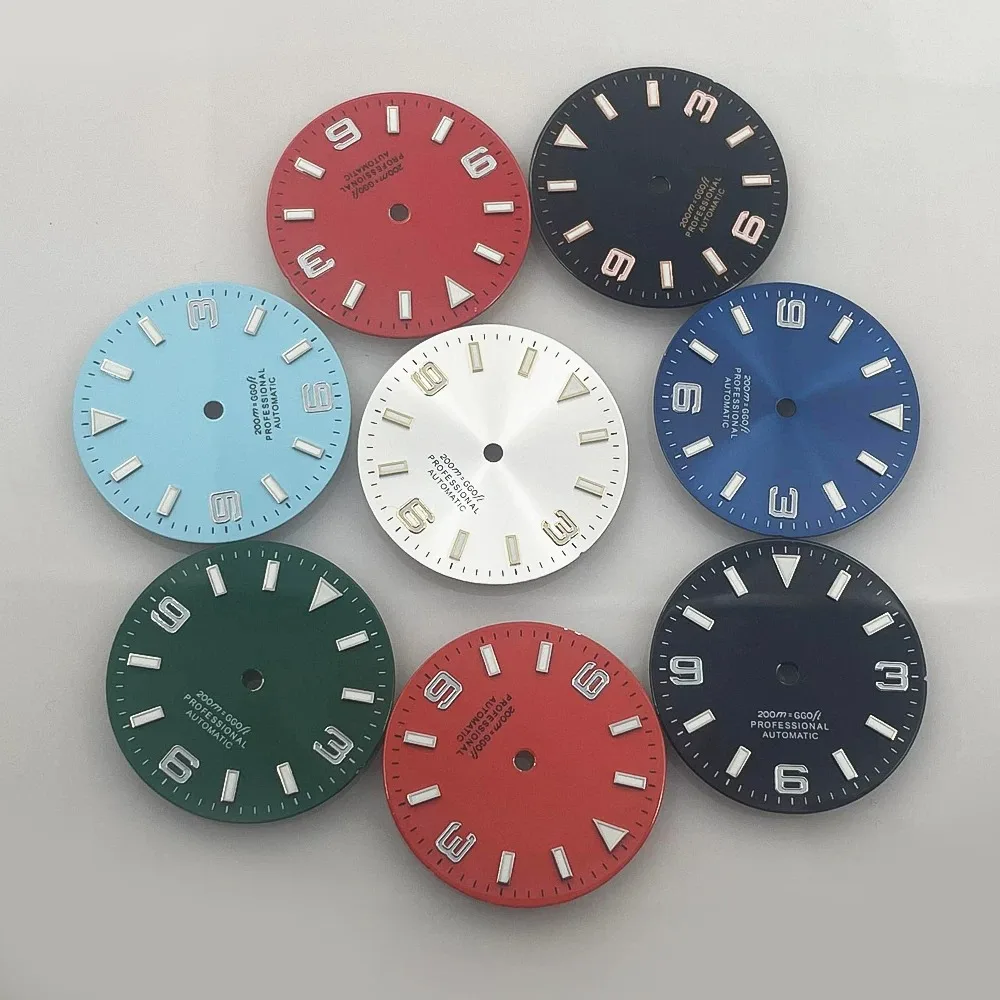 29mm No Logo 369 Dial Fit NH35/8215/2824 Movement Ice Blue Luminous Custom Logo Watch Modification Accessories
29mm No Logo 369 Dial Fit NH35/8215/2824 Movement Ice Blue Luminous Custom Logo Watch Modification Accessories
