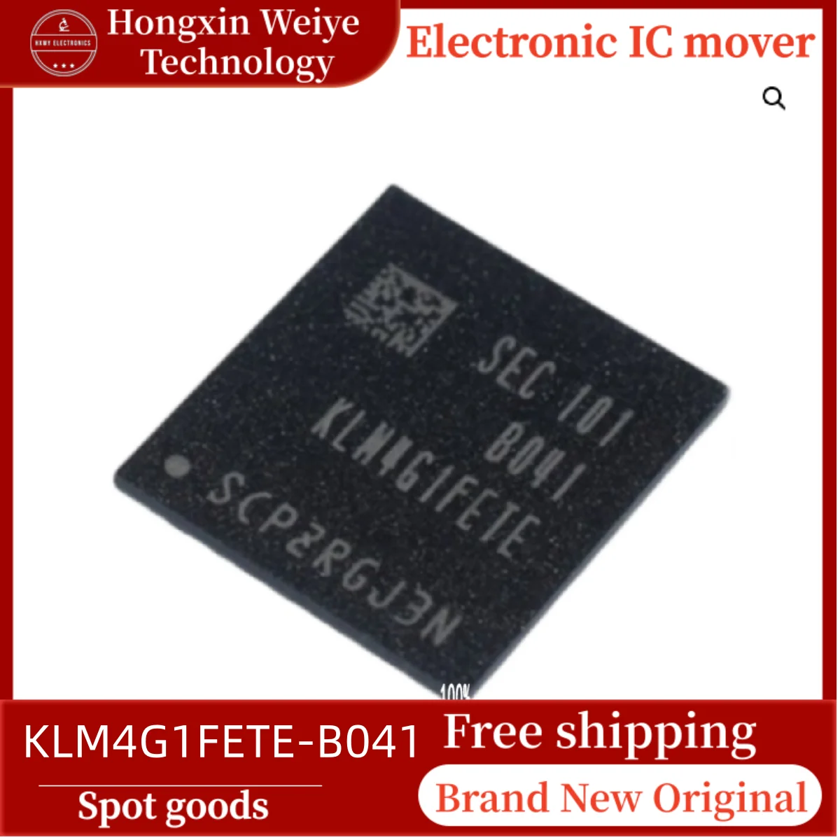 5/10/30 pcs KLM4G1FETE-B041 BGA EMMC 2.7V~3.6V memory IC brand new in stock free shipping
5/10/30 pcs KLM4G1FETE-B041 BGA EMMC 2.7V~3.6V memory IC brand new in stock free shipping