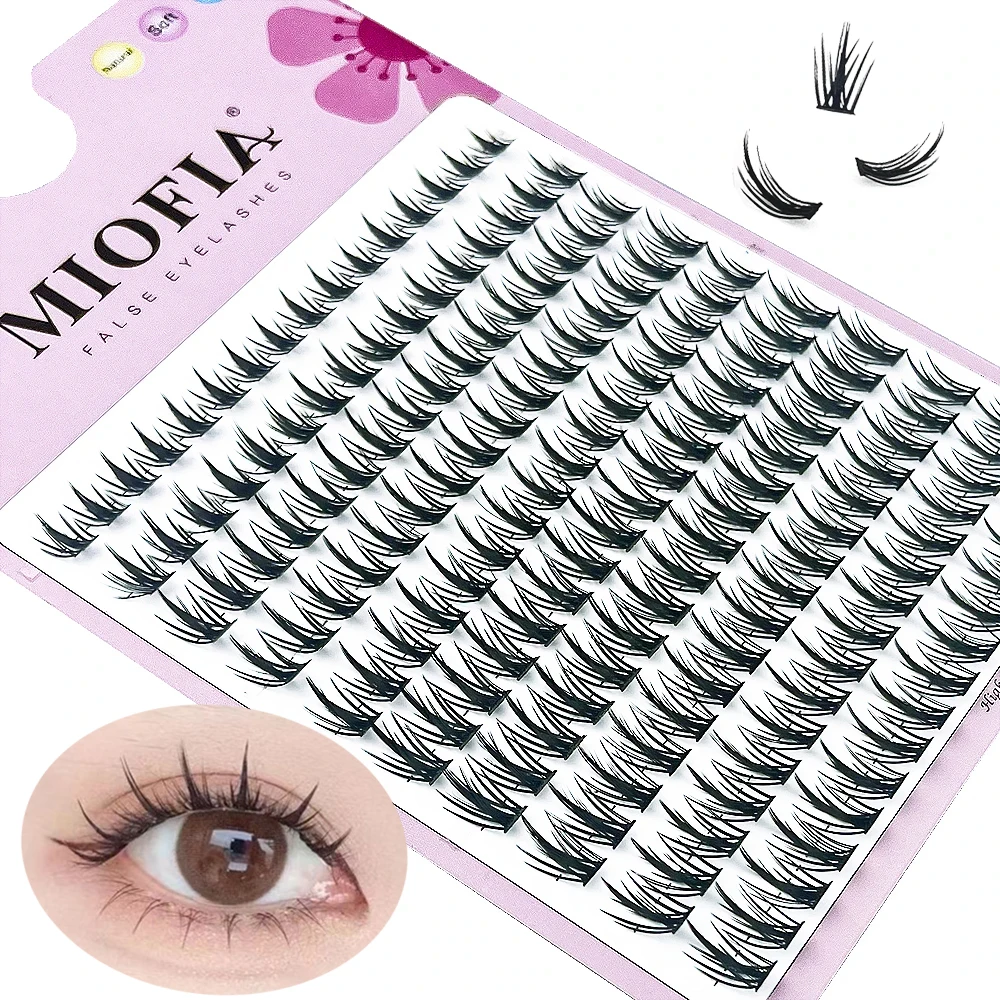 160 Bunches Eyelash Individual DIY Eyelash Cluster Natural Eyelash Extension Russian Volume Makeup Tools Lashes Wholesale
160 Bunches Eyelash Individual DIY Eyelash Cluster Natural Eyelash Extension Russian Volume Makeup Tools Lashes Wholesale