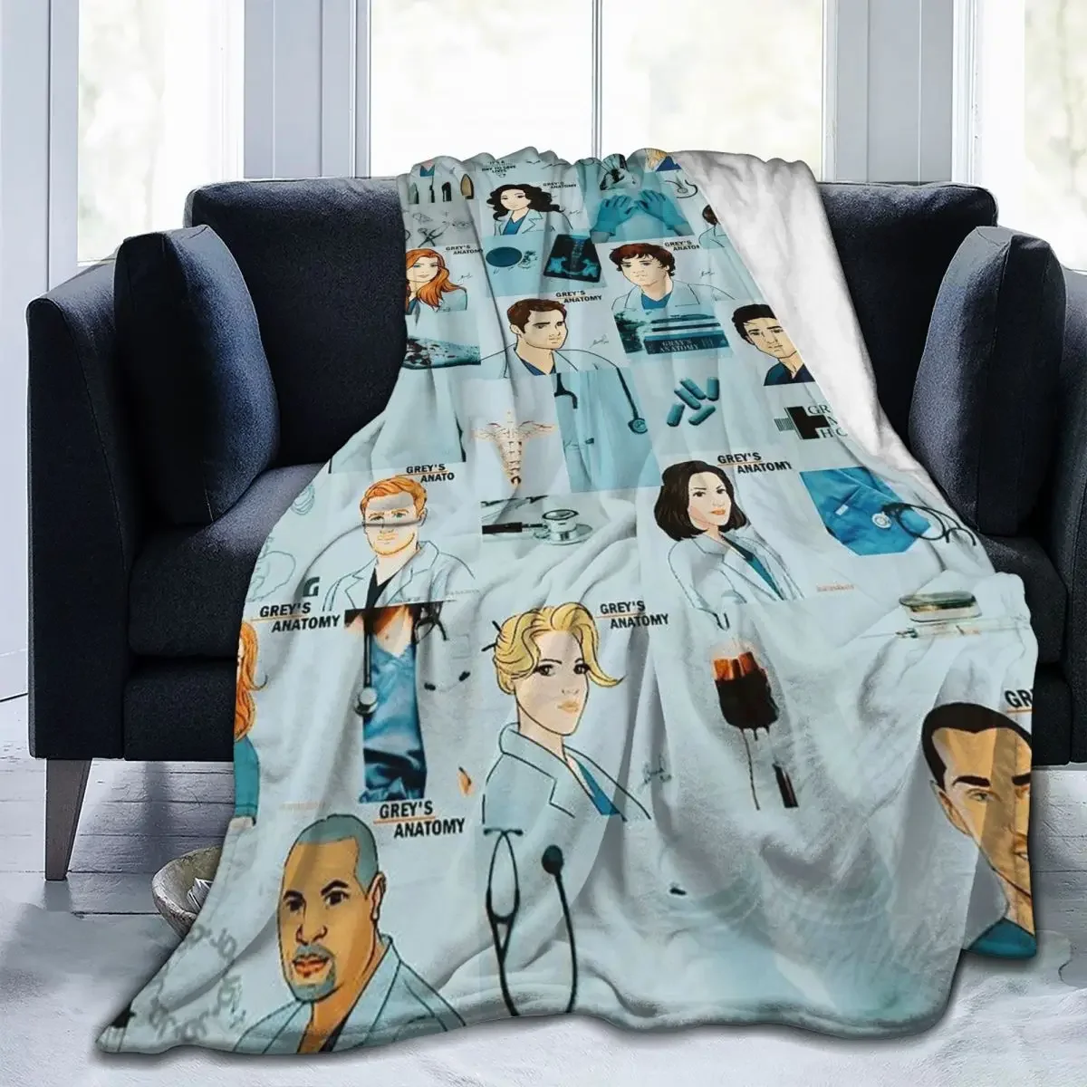 TV Series Plaid Greys Anatomy Blanket Fleece Summer Fashion Multi Function Lightweight Thin Throw Blanket for Bed Office Quilt
TV Series Plaid Greys Anatomy Blanket Fleece Summer Fashion Multi Function Lightweight Thin Throw Blanket for Bed Office Quilt
