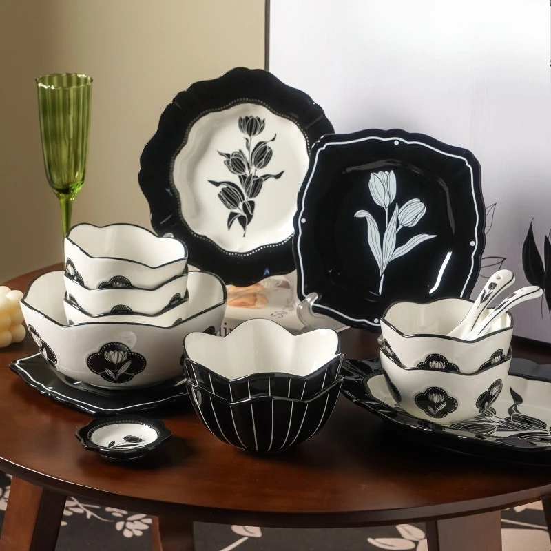 High-end French tableware, tulip tableware set, high-value gifts, free gift box.
High-end French tableware, tulip tableware set, high-value gifts, free gift box.
