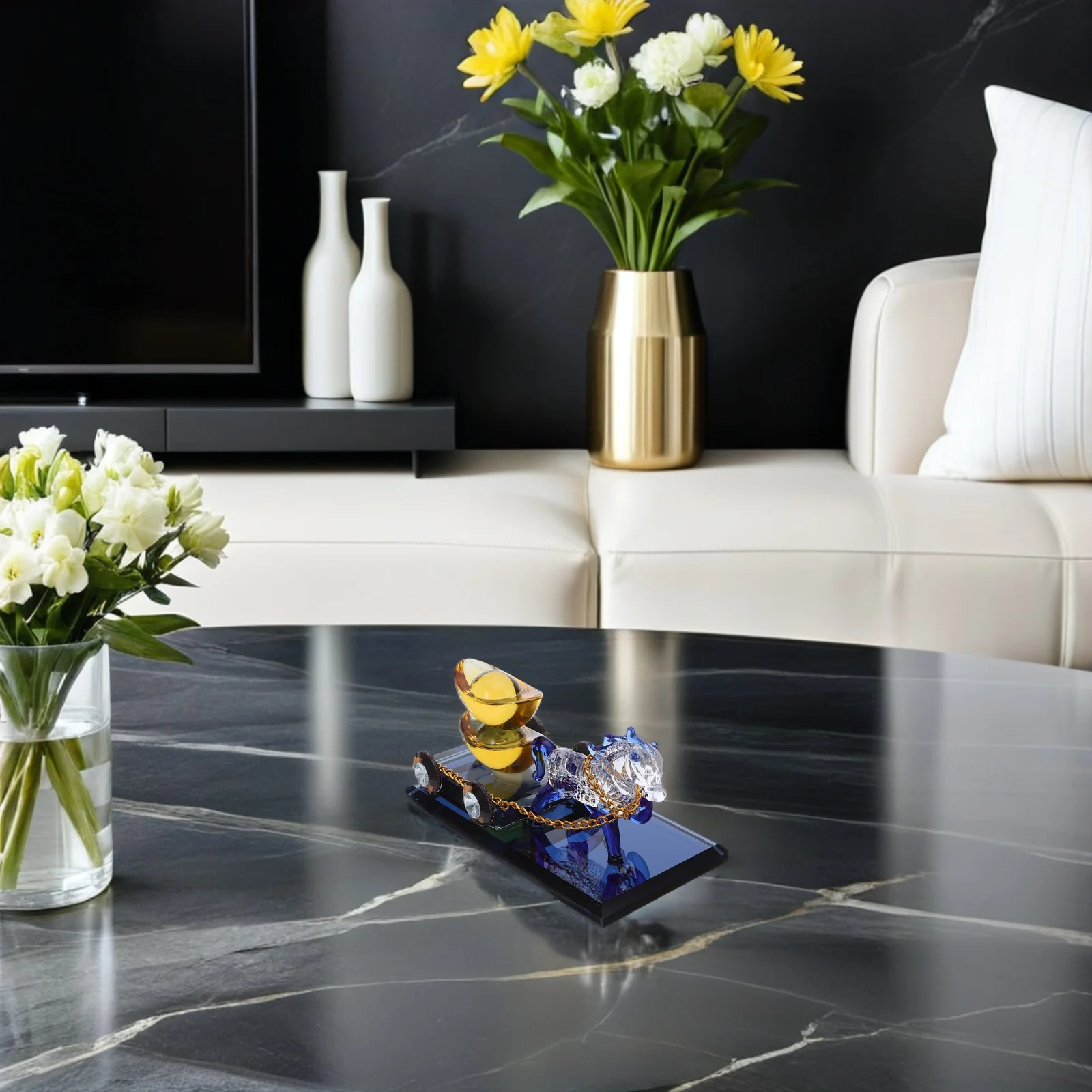 Crystal Horse Carriage Sculpture Stunning Golden Feng Shui Wealth Ornament Prosperity Good Luck Year of The Horse 2026 Desktop
Crystal Horse Carriage Sculpture Stunning Golden Feng Shui Wealth Ornament Prosperity Good Luck Year of The Horse 2026 Desktop