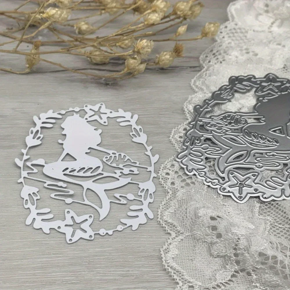 1pcs metal cutting dies cut die mold mermaid frame decoration Scrapbook paper craft blade punch stencils dies
1pcs metal cutting dies cut die mold mermaid frame decoration Scrapbook paper craft blade punch stencils dies