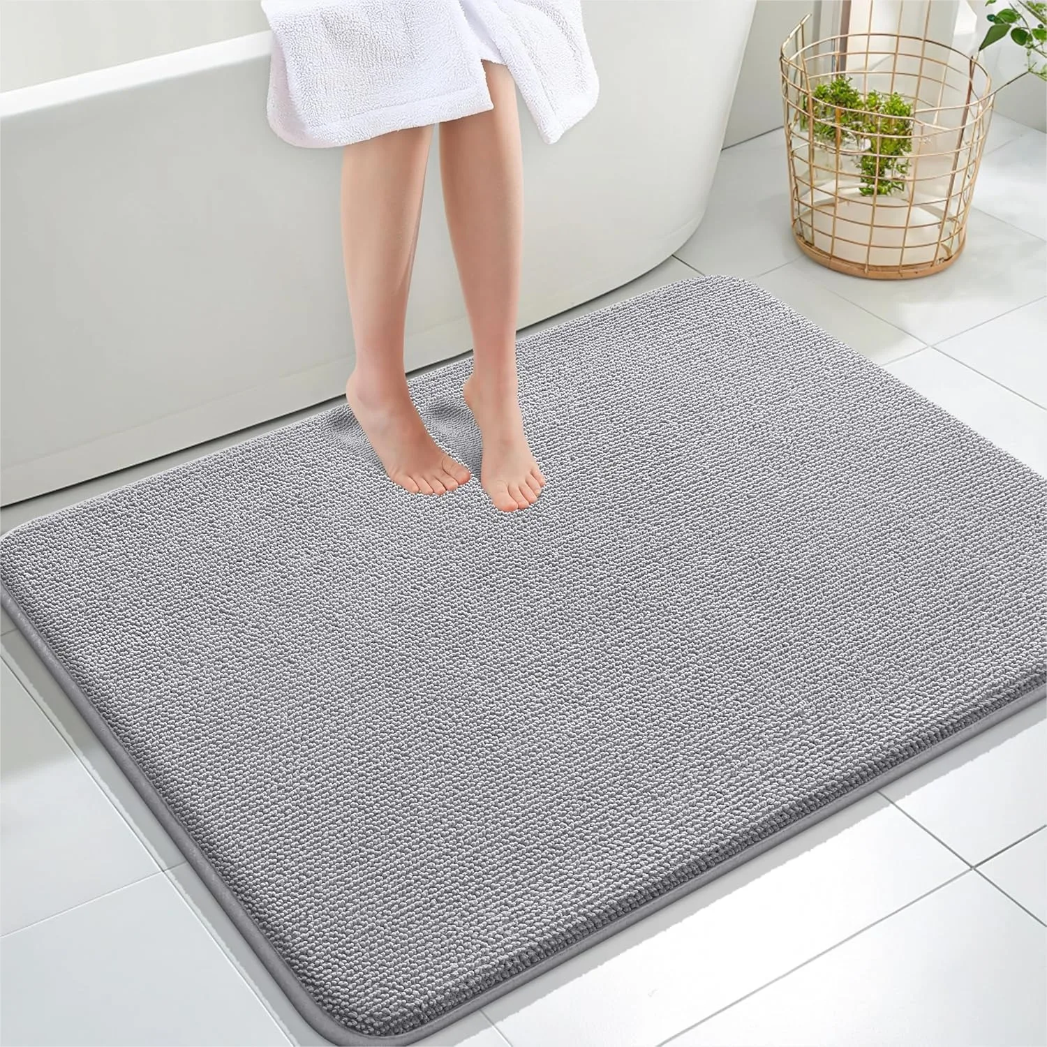 Толстые коврики для ванной из пены с эффектом памяти 40x32, очень мягкие впитывающие коврики для душа, быстросохнущие, нескользящие, машинная стирка, для ванны и душа
Толстые коврики для ванной из пены с эффектом памяти 40x32, очень мягкие впитывающие коврики для душа, быстросохнущие, нескользящие, машинная стирка, для ванны и душа