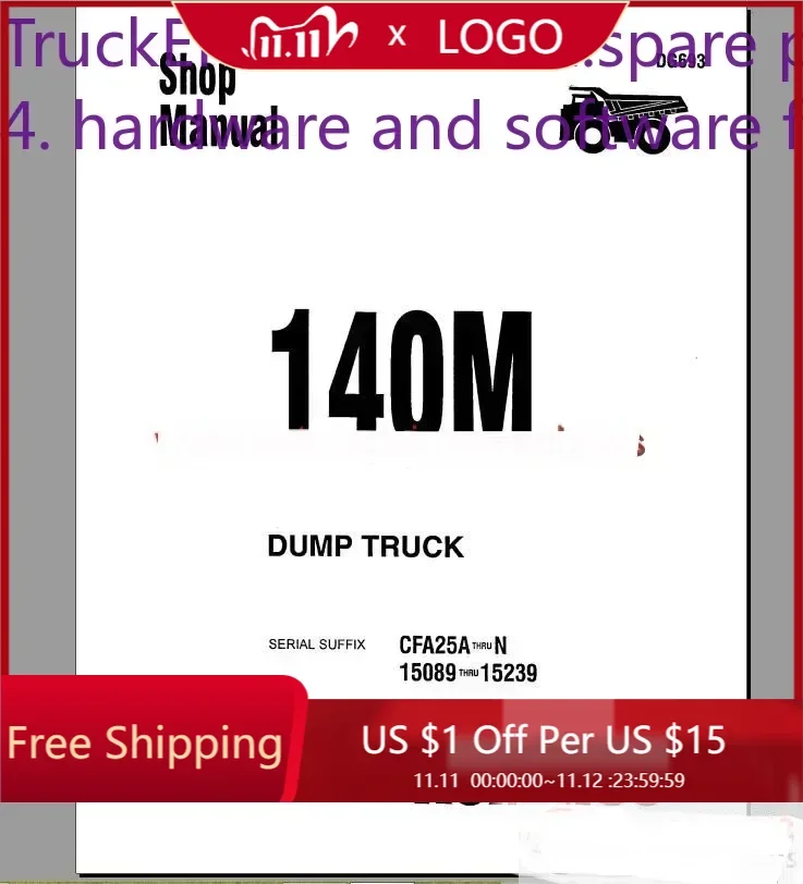 TruckEPC3 Komatsu Rigid Dump Trucks All Shop Manual (ALL)
TruckEPC3 Komatsu Rigid Dump Trucks All Shop Manual (ALL)