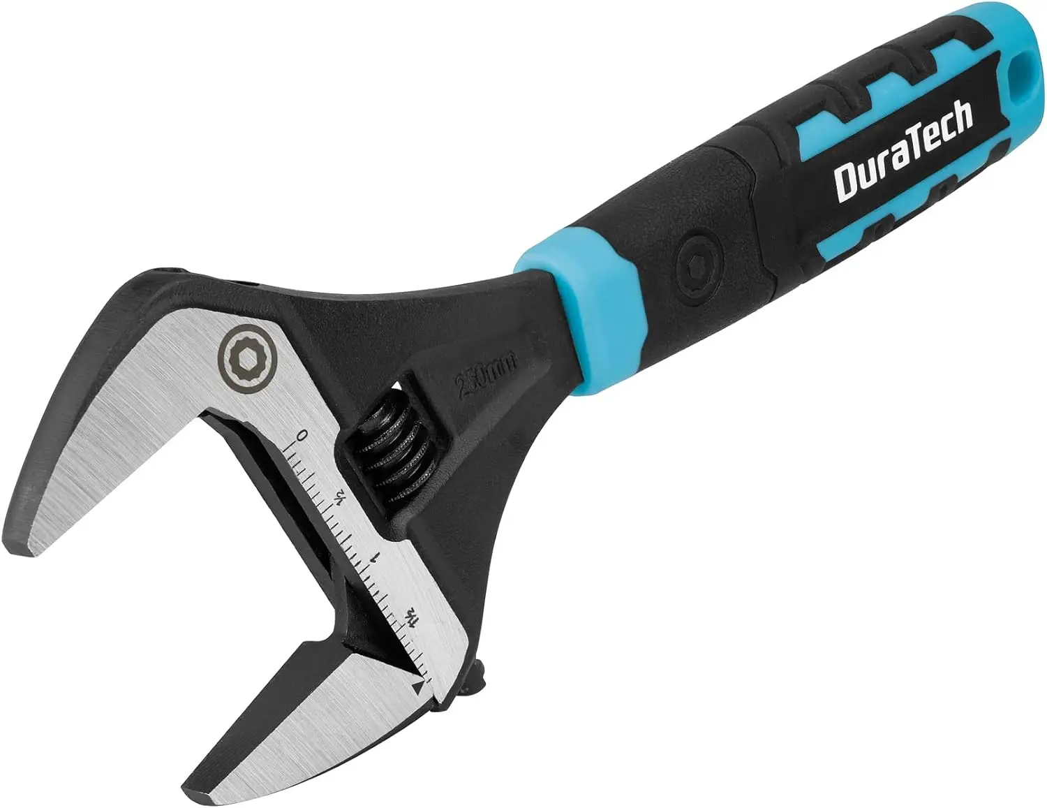 10-Inch Adjustable Wrench, Wide Jaw Opening, CR-V Steel, SAE & Metric Scales, Ergonomic Grip
10-Inch Adjustable Wrench, Wide Jaw Opening, CR-V Steel, SAE & Metric Scales, Ergonomic Grip