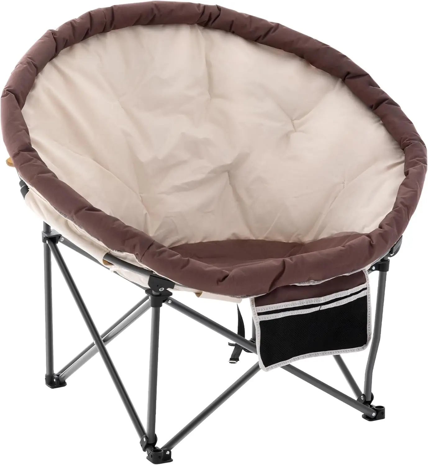 Oversized Camping Chair, Heavy-Duty Saucer Chair For Adults, 350 Lb. Acity, Padded, Folding, Portable Large Cozy Circle Chair
Oversized Camping Chair, Heavy-Duty Saucer Chair For Adults, 350 Lb. Acity, Padded, Folding, Portable Large Cozy Circle Chair