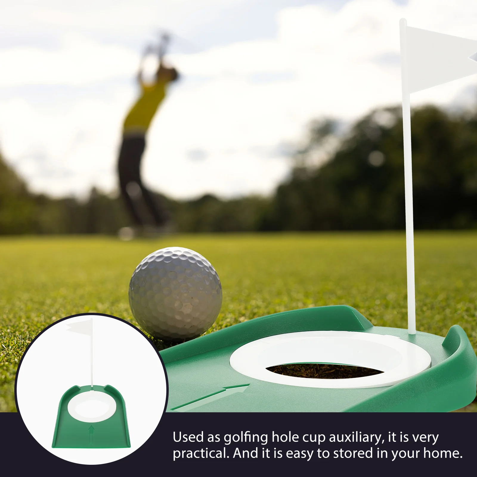Golf Cup Tray Putting Hole Portable Office Gadget Plastic ABS Practice Golf Balls Putter Training Aid R om Color
Golf Cup Tray Putting Hole Portable Office Gadget Plastic ABS Practice Golf Balls Putter Training Aid R om Color