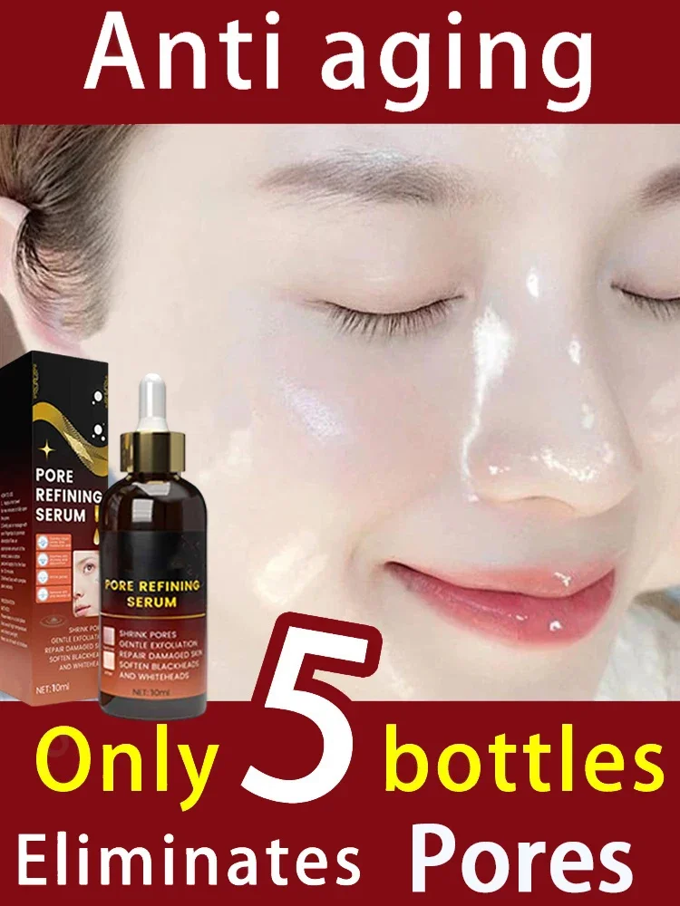 Pore Serum Shrink Pores Clean Blackhead Anti-aging Lighten Fine Lines Long Lasting Moisturizing Whitening Nourishing Face Care
Pore Serum Shrink Pores Clean Blackhead Anti-aging Lighten Fine Lines Long Lasting Moisturizing Whitening Nourishing Face Care