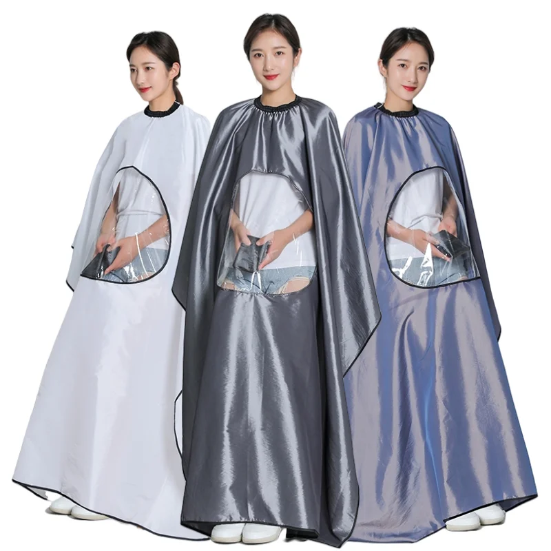 Парикмахерский плащ с прозрачной тканью, накидки для стрижки волос, парикмахерский халат, накидка для укладки парикмахера, фартук для парикмахера Y730
Парикмахерский плащ с прозрачной тканью, накидки для стрижки волос, парикмахерский халат, накидка для укладки парикмахера, фартук для парикмахера Y730