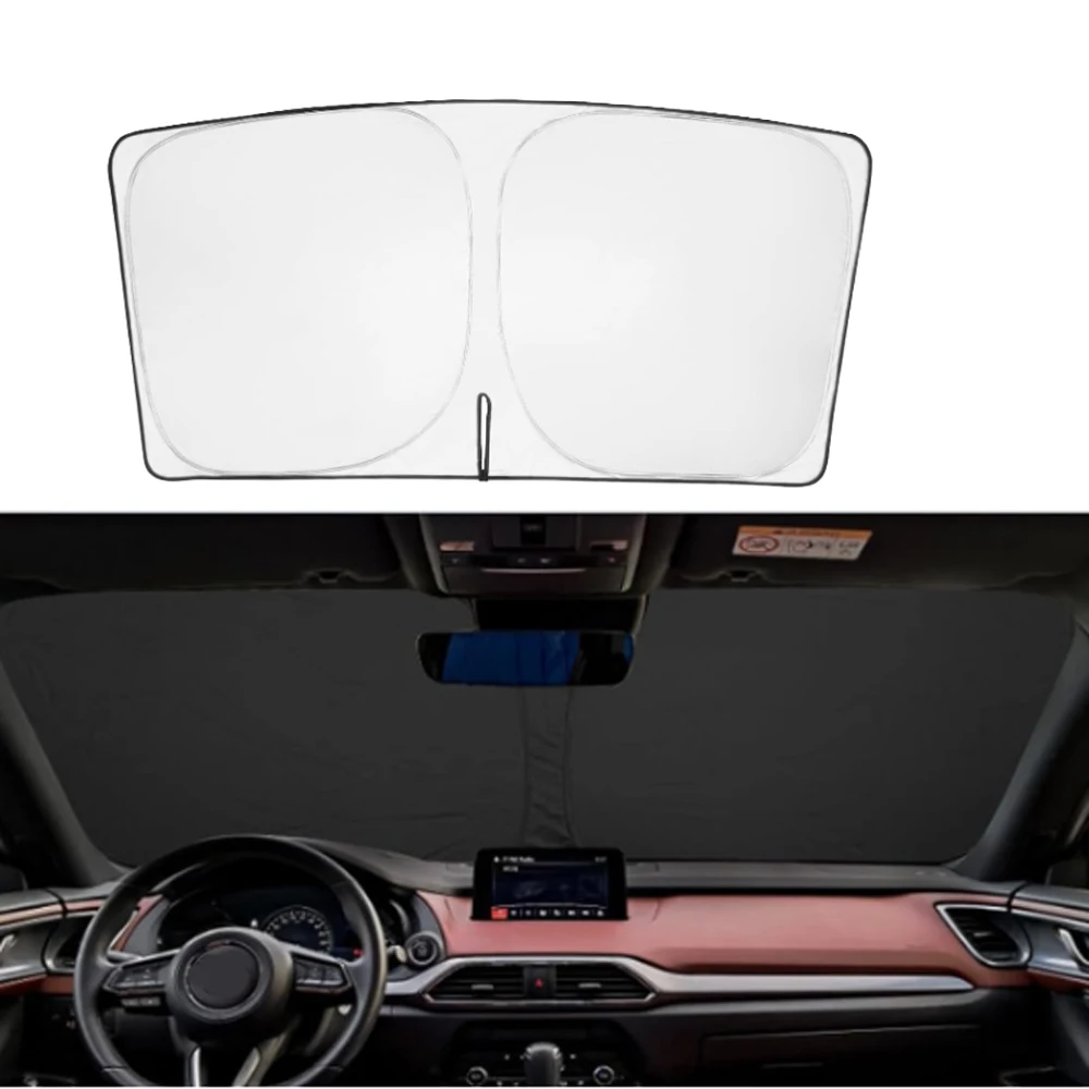 1Set Car Front Windshield Sun Shade For Mazda CX-9 2016-2024 Double Layer Insulation Heat Reflective Curtain Styling Accessories
1Set Car Front Windshield Sun Shade For Mazda CX-9 2016-2024 Double Layer Insulation Heat Reflective Curtain Styling Accessories