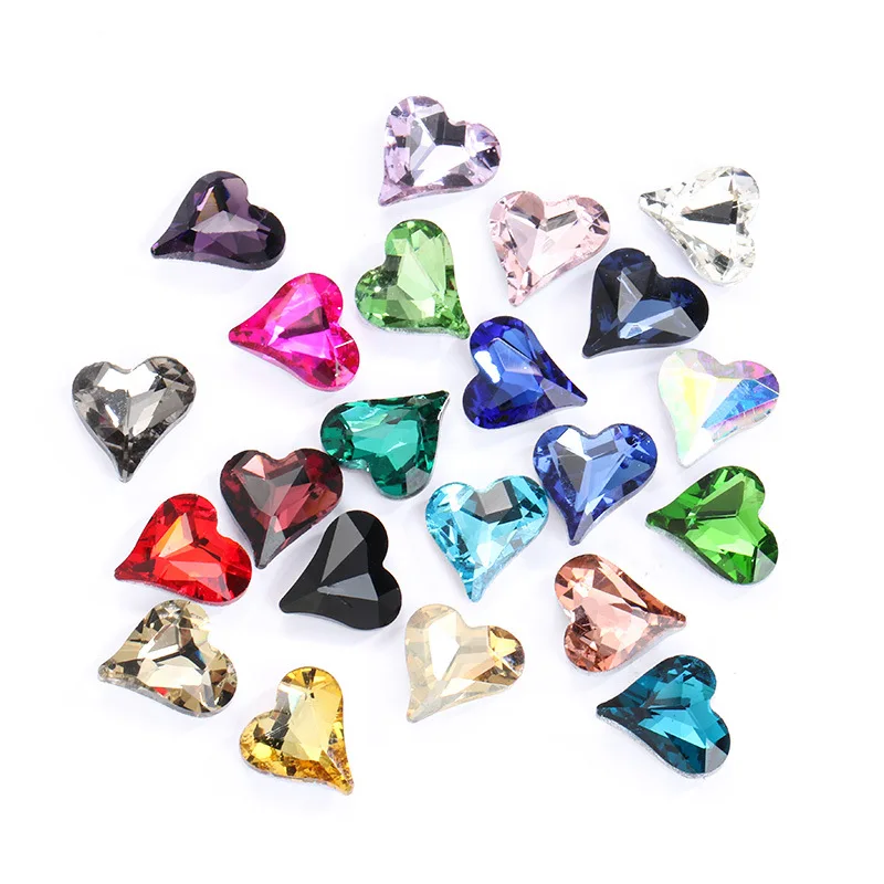 60Pcs/Lot Bottom Twisted Heart Drill Colorful Crystal Rhinestones K9 Paste Decorations Japanese Manicure Accessories HA2259
60Pcs/Lot Bottom Twisted Heart Drill Colorful Crystal Rhinestones K9 Paste Decorations Japanese Manicure Accessories HA2259