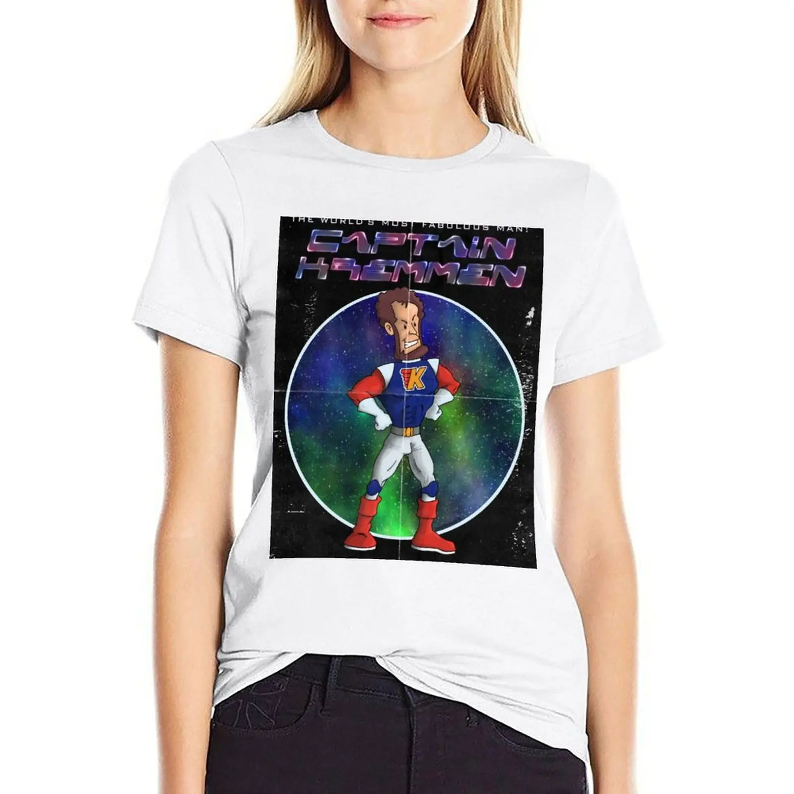 Captain Kremmen T-shirt tees vintage clothes Short sleeve tee plain t shirts for Women
Captain Kremmen T-shirt tees vintage clothes Short sleeve tee plain t shirts for Women