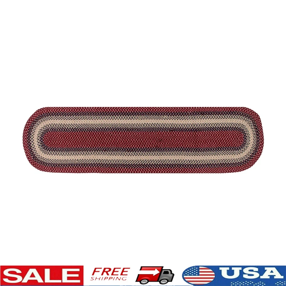 Handcrafted Wool Braided Runner Rug Indoor 24x108 Durable Stain Resistant Classic Oval Design Cozy Textured Area Rug Hallways
Handcrafted Wool Braided Runner Rug Indoor 24x108 Durable Stain Resistant Classic Oval Design Cozy Textured Area Rug Hallways