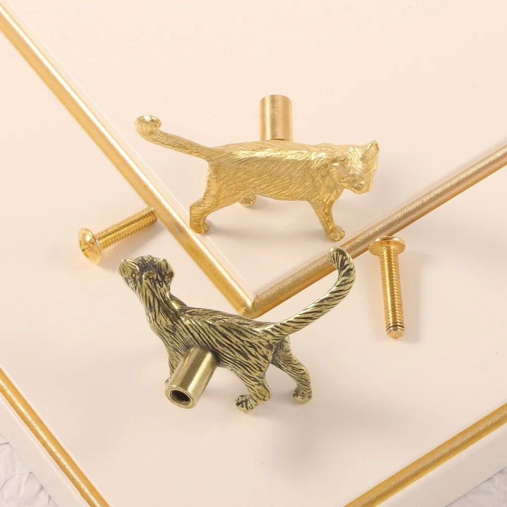Vintage Cat Furniture Handle Animal Shaped Handles Door Wardrobe Door Knobs Home Decoration Brass Cupboard Drawer Pulls
Vintage Cat Furniture Handle Animal Shaped Handles Door Wardrobe Door Knobs Home Decoration Brass Cupboard Drawer Pulls