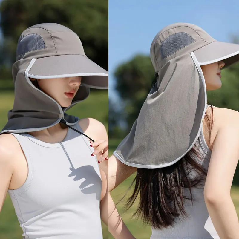 Women's sun protection summer sun hat, UV protection hat, cycling and hiking sun hat, outdoor wraparound hat
Women's sun protection summer sun hat, UV protection hat, cycling and hiking sun hat, outdoor wraparound hat