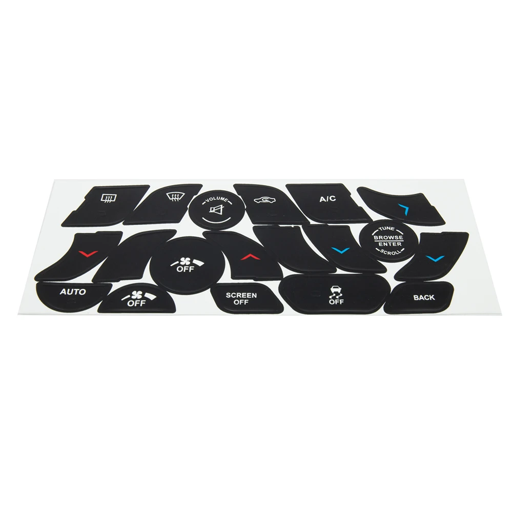 High Quality Button Repair Sticker 1 Pcs A/C Climate Control Accessories Black Decals Direct Replacement Front
High Quality Button Repair Sticker 1 Pcs A/C Climate Control Accessories Black Decals Direct Replacement Front