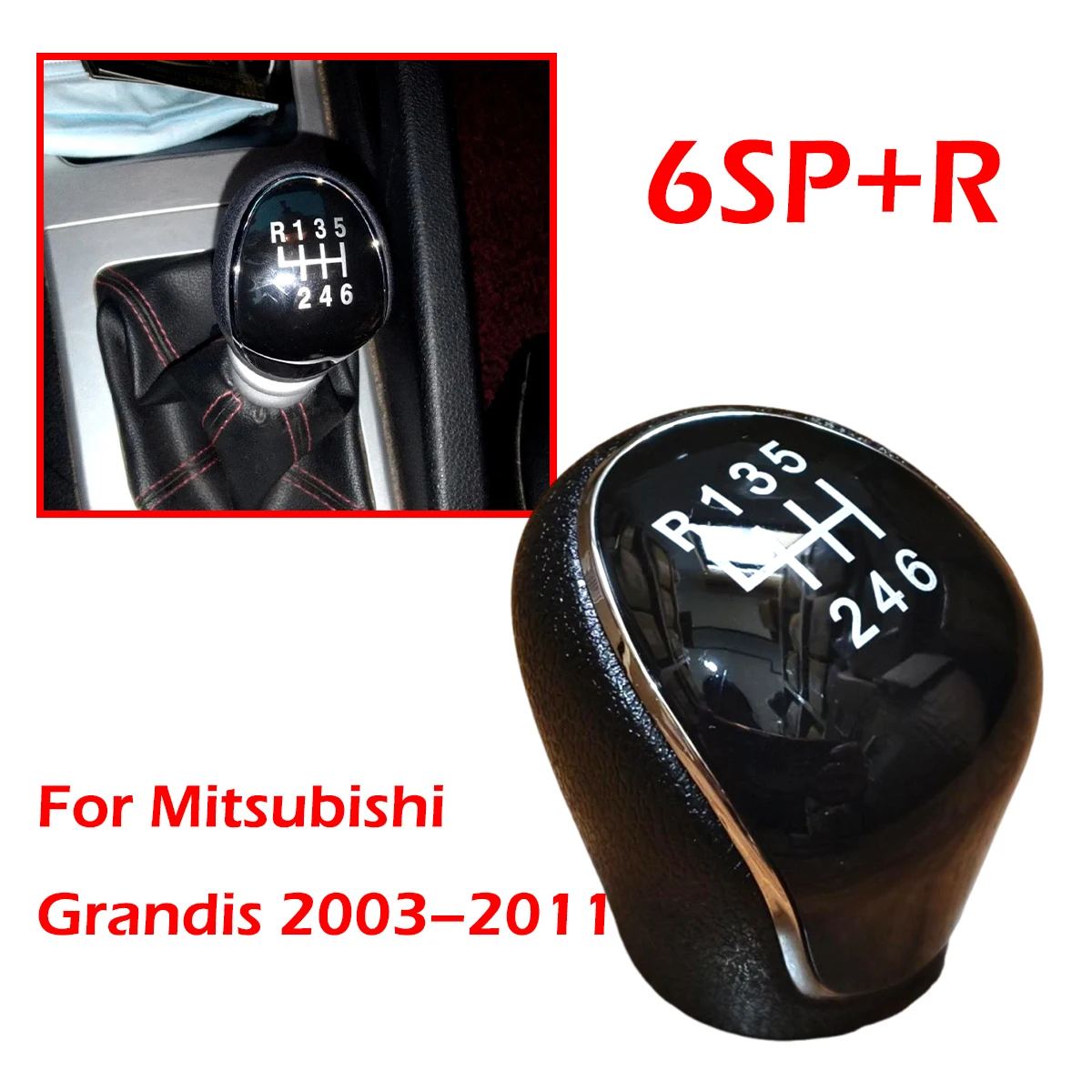 6 speed Gear Shift Knob for Mitsubishi Grandis 2003-2008 2011 Space Wagon GearStick Lever Pen Shifter Handball Chrome M10 Black
6 speed Gear Shift Knob for Mitsubishi Grandis 2003-2008 2011 Space Wagon GearStick Lever Pen Shifter Handball Chrome M10 Black