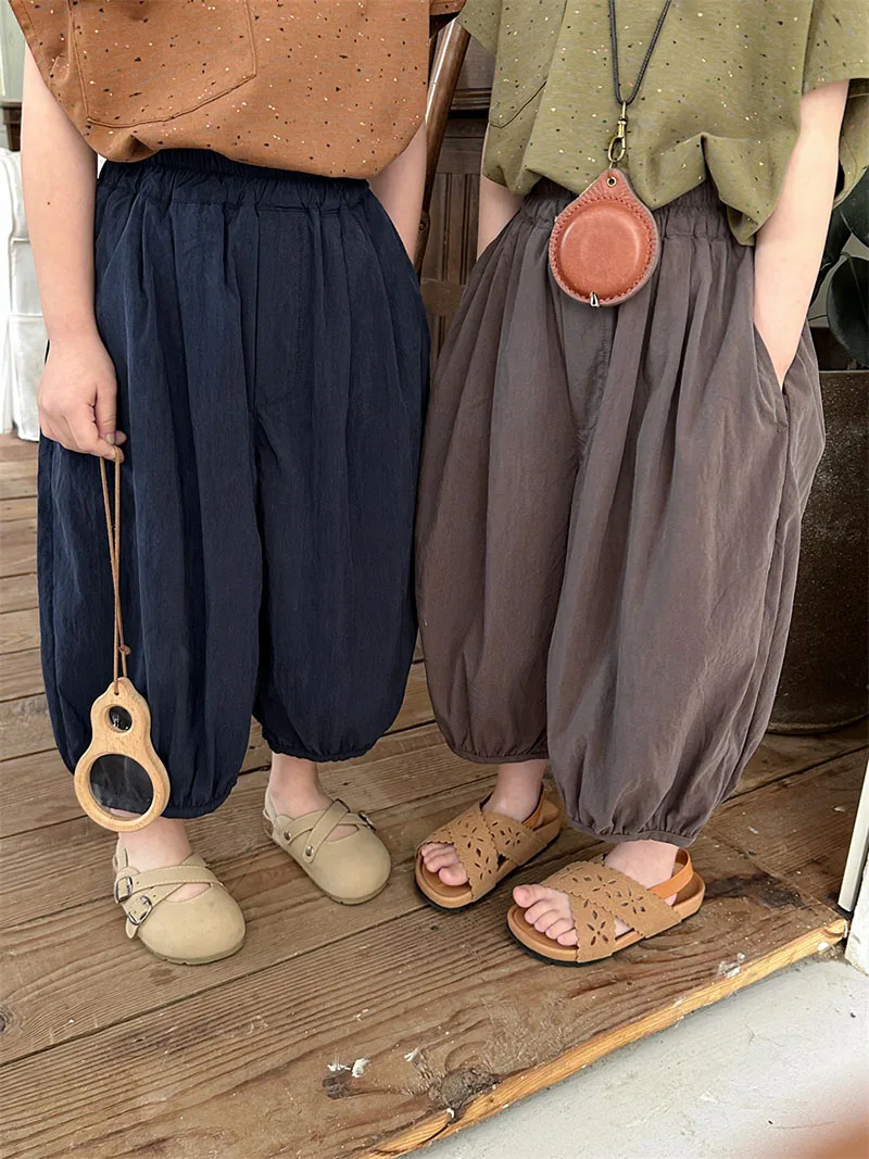 MILANCEL Summer Children's Pants 1-7 Y Boys Solid Color Loose Anti-mosquito Pants Girls Casual Ankle Length Pants Kid's Clothes
MILANCEL Summer Children's Pants 1-7 Y Boys Solid Color Loose Anti-mosquito Pants Girls Casual Ankle Length Pants Kid's Clothes